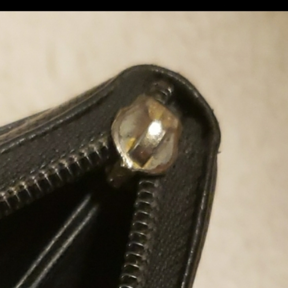 Black Zipper Wallet - Picture 12 of 15